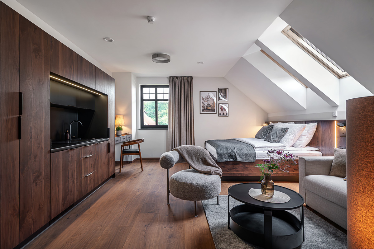 Widok całego apartamentu na wynajem Apart House Strzelce Opolskie